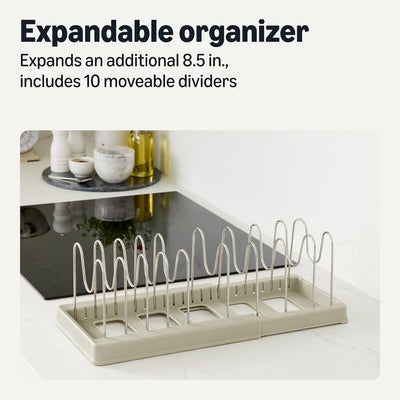 1 Set Cookware and Bakeware Organizer