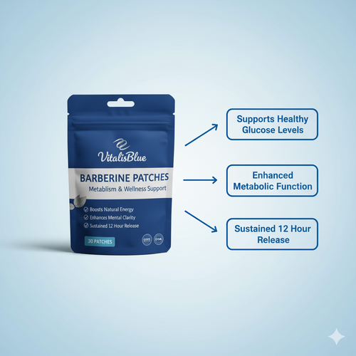 VitalisBlue Barberine Patches